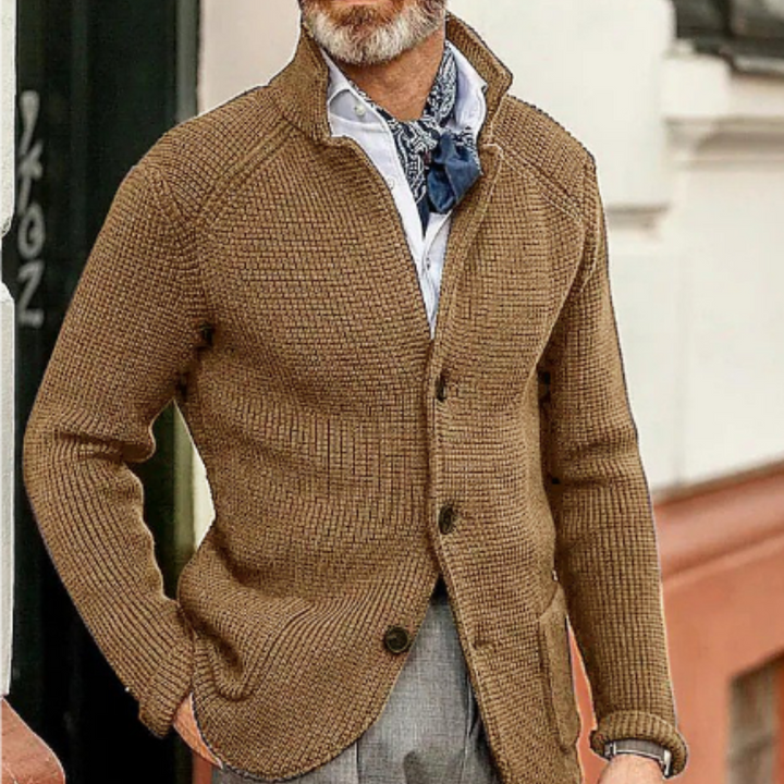 Herren Warme Strickjacke | Strick