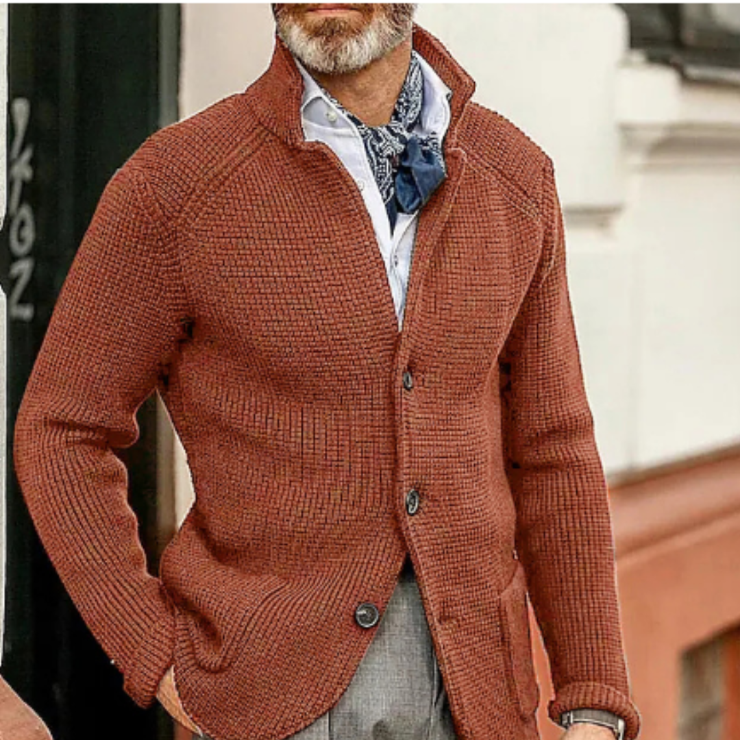 Herren Warme Strickjacke | Strick