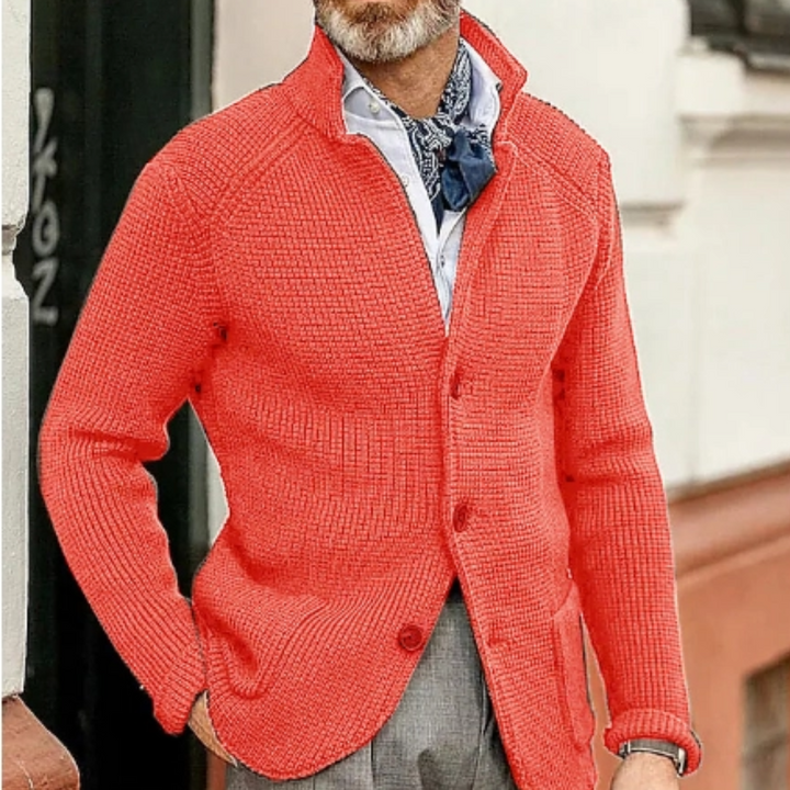 Herren Warme Strickjacke | Strick