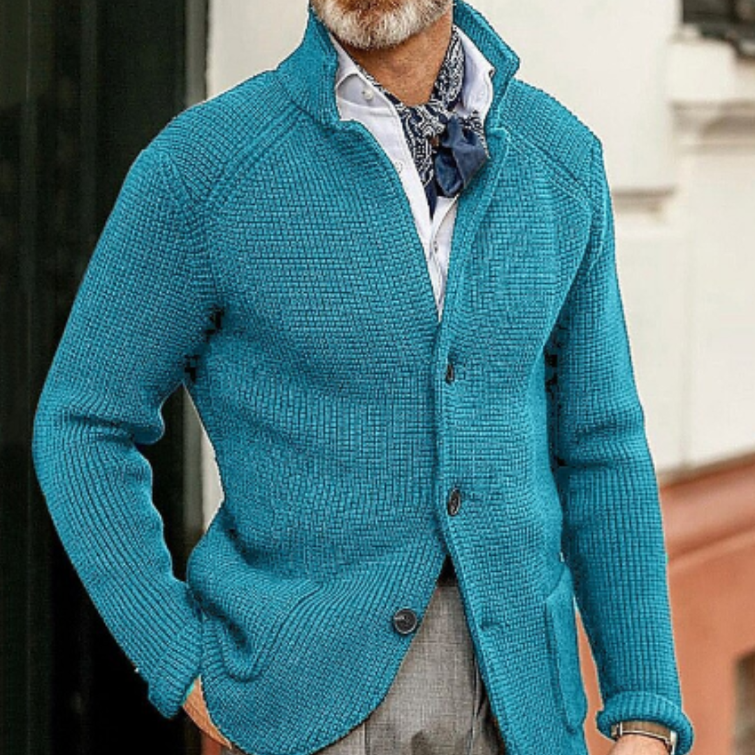 Herren Warme Strickjacke | Strick
