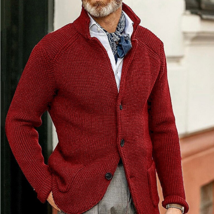 Herren Warme Strickjacke | Strick