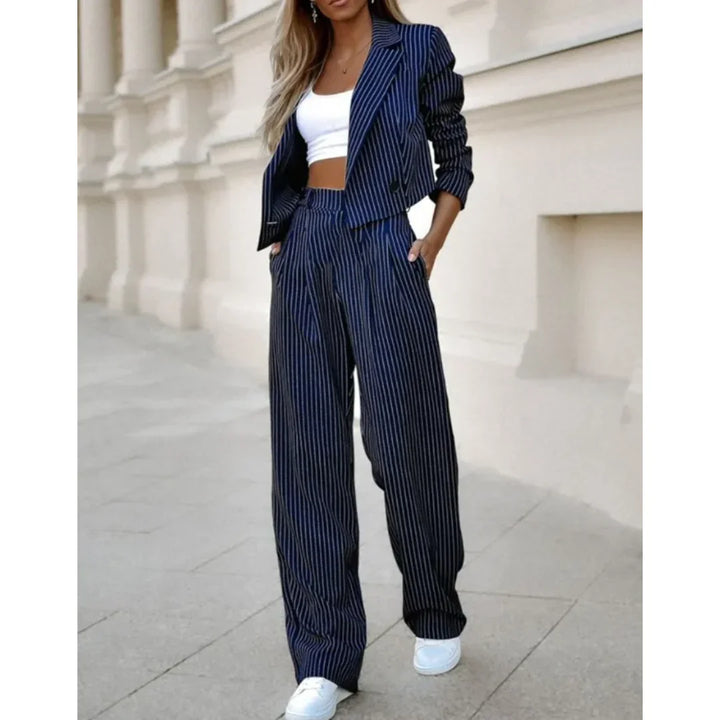 Damen Formeller Blazer und Hose Set | Zweiteilig