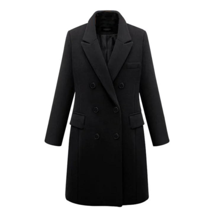 Damen Lange Winter Trench Mantel | Langarm