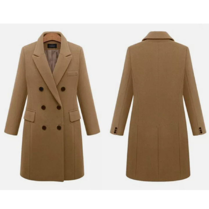 Damen Lange Winter Trench Mantel | Langarm