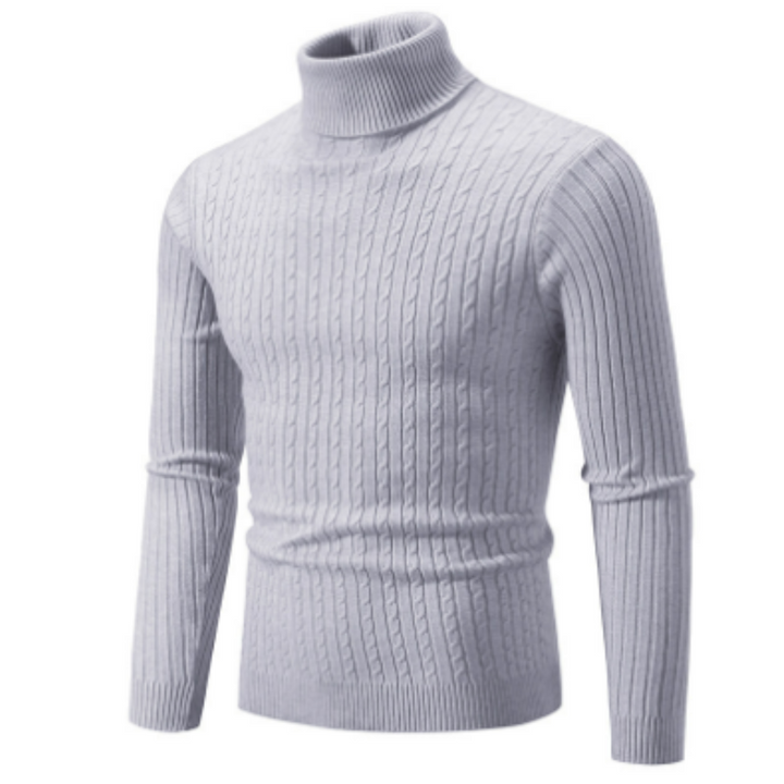 Herren Winter Strick Langarm Pullover | Rollkragen