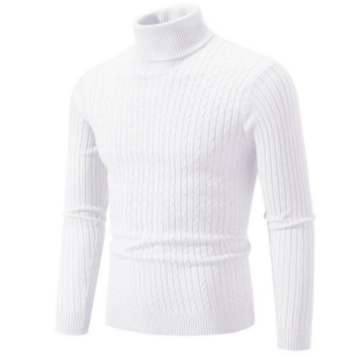 Herren Winter Strick Langarm Pullover | Rollkragen