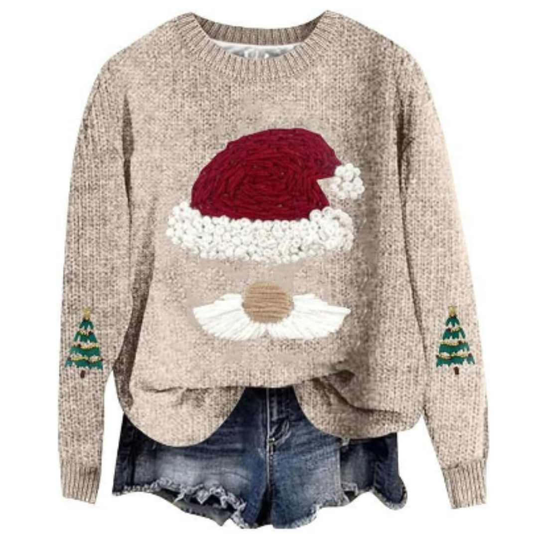 Damen Weihnachten Pullover | Rundhalsausschnitt