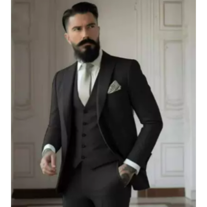 Herren Einreihig Hochzeitsgastanzug Set | Klassischer