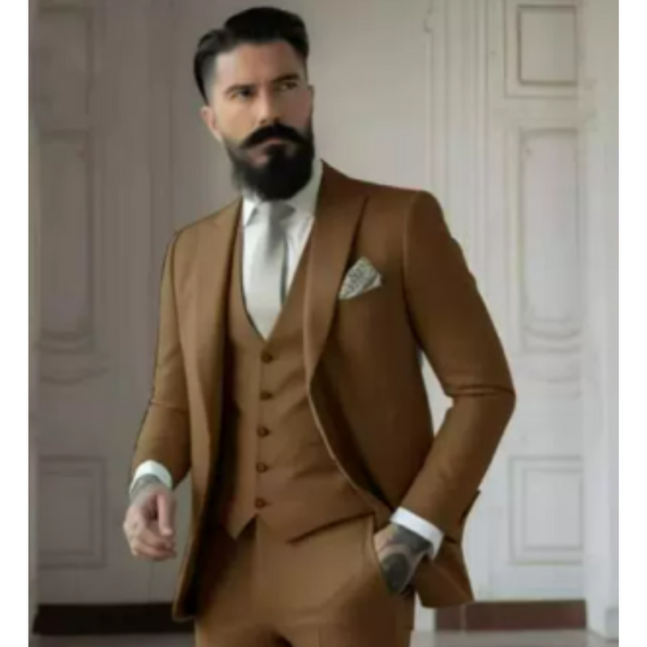 Herren Einreihig Hochzeitsgastanzug Set | Klassischer