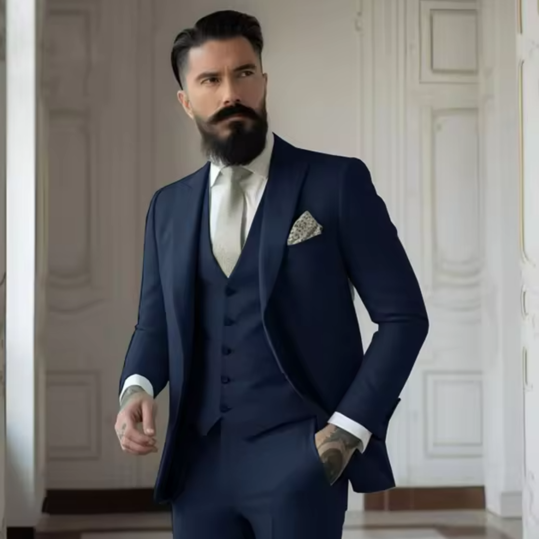 Herren Einreihig Hochzeitsgastanzug Set | Klassischer