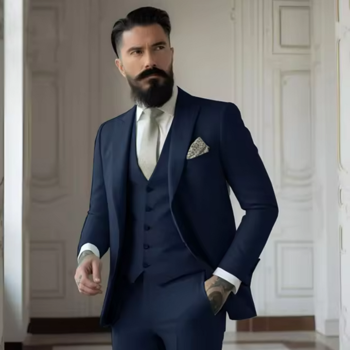 Herren Einreihig Hochzeitsgastanzug Set | Klassischer
