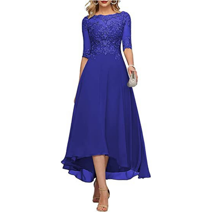 Bodenlänge Weihnachtskleid für Damen | Maxi