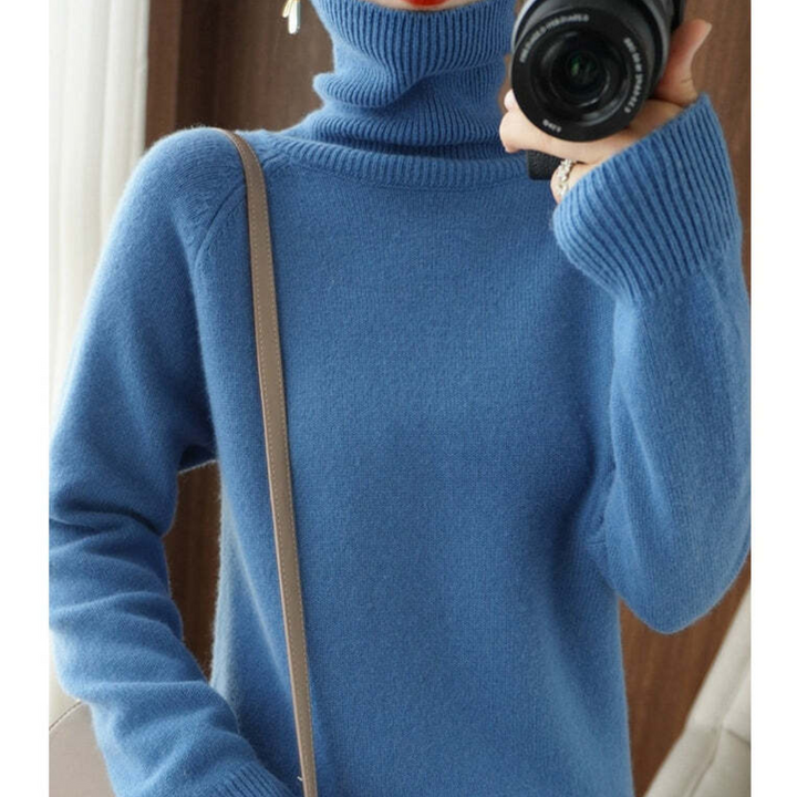 Damen Rollkragen Pullover | Langärmelig