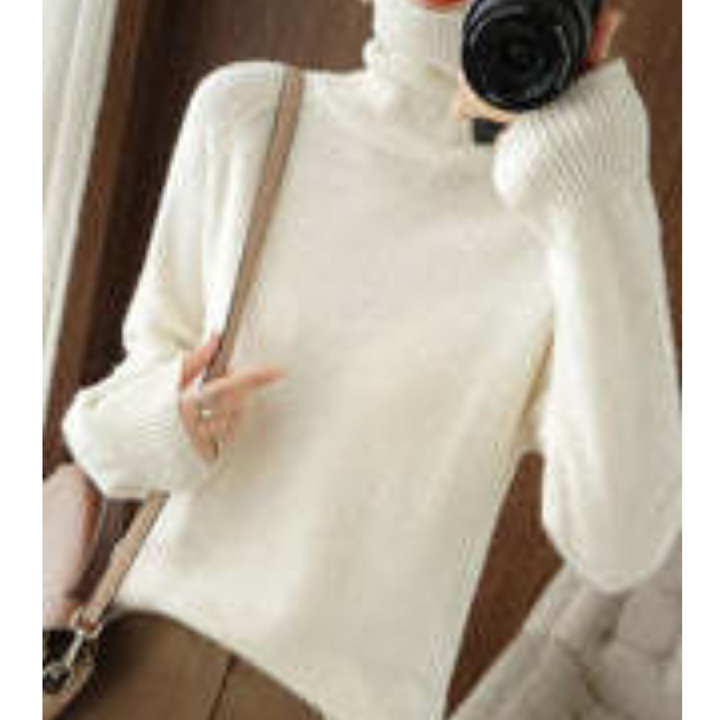 Damen Rollkragen Pullover | Langärmelig