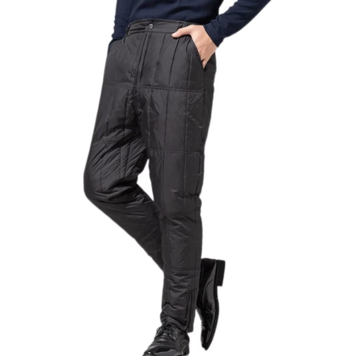 Enten Daunen Skihose Unisex | Doppelseitiger Reißverschluss