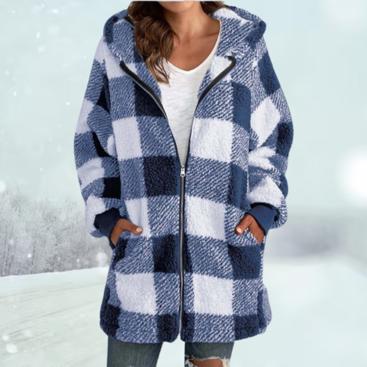 Damen Winterjacke | Gemütliche Karierte