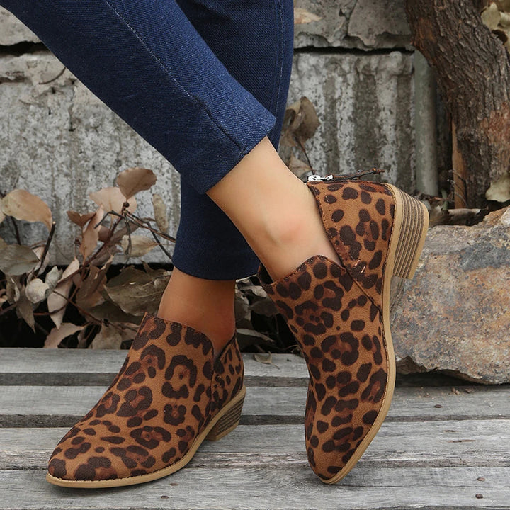 Kurz Winterstiefel Damen | Spitze Zehen