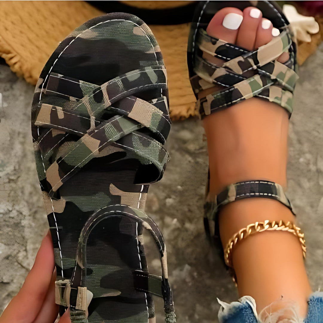 Flache Sandalen für Damen | Leicht