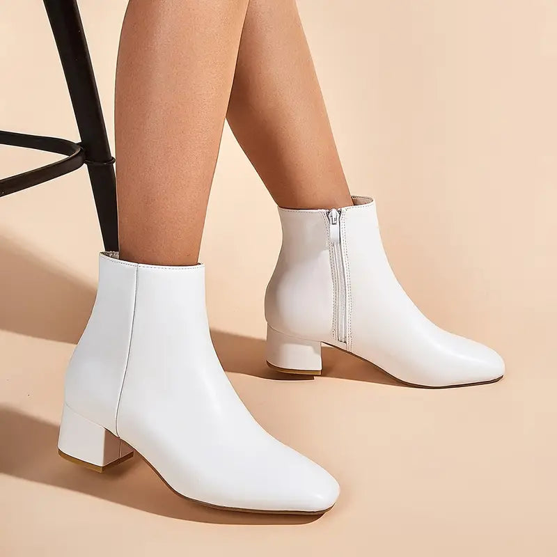 Einfach Winterstiefel Damen | Klobige Absätze