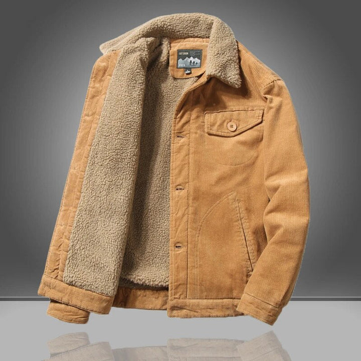 Kuschelige Vintage-Jacke für Herren | Klassisch