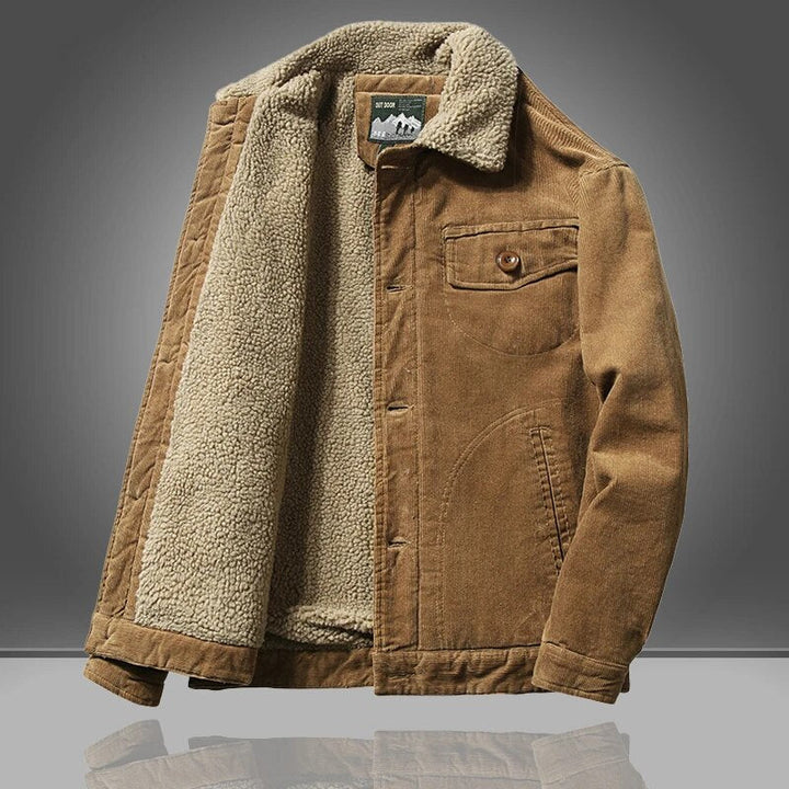 Kuschelige Vintage-Jacke für Herren | Klassisch
