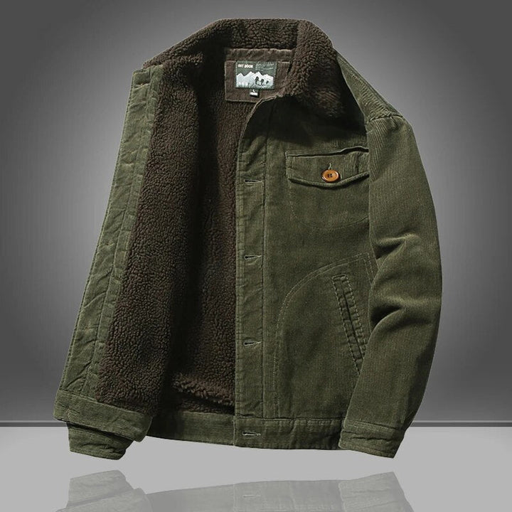 Kuschelige Vintage-Jacke für Herren | Klassisch