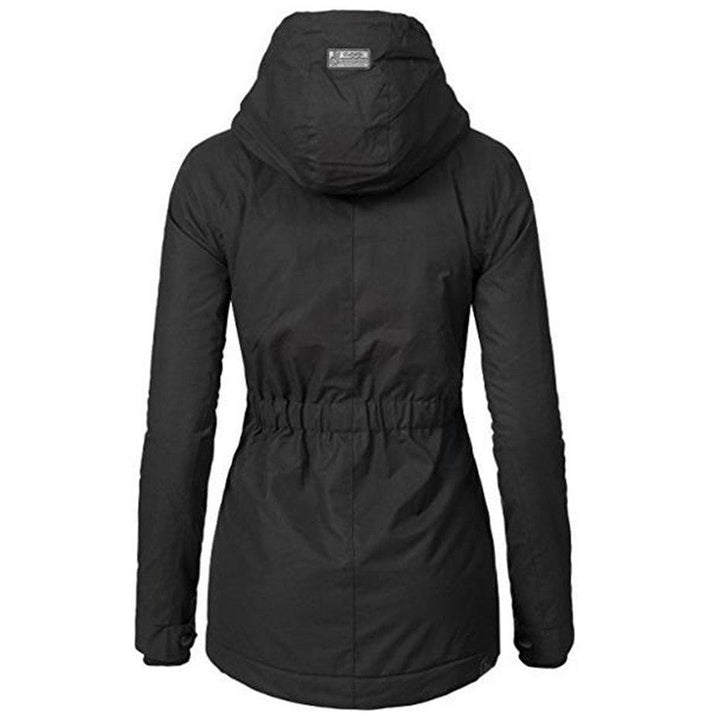 Damen Verstellbare Kapuze Jacke | Winter