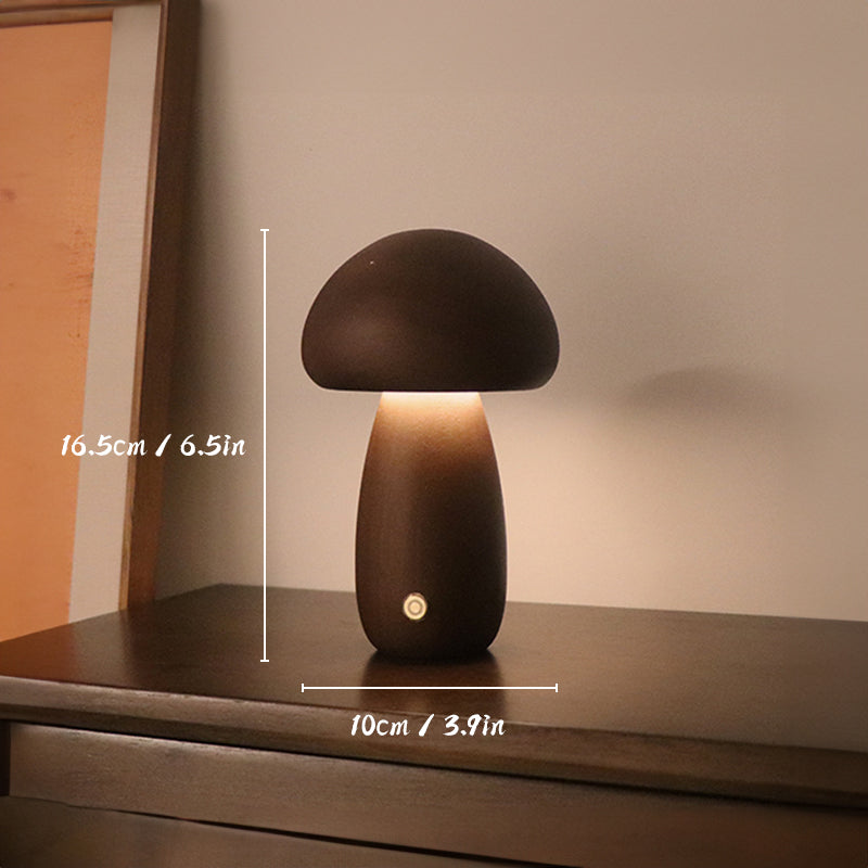WoodGlow Pilz-Lampe – Perfekte Mischung aus Design und Funktionalität.