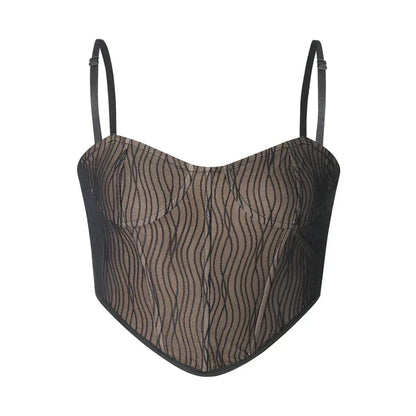 Damen Sommer Cropped Top | Ärmellose