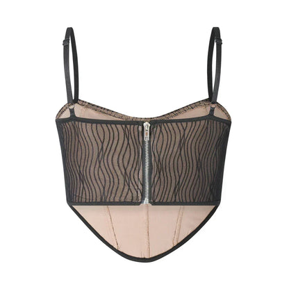 Damen Sommer Cropped Top | Ärmellose