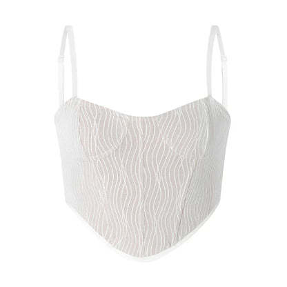 Damen Sommer Cropped Top | Ärmellose