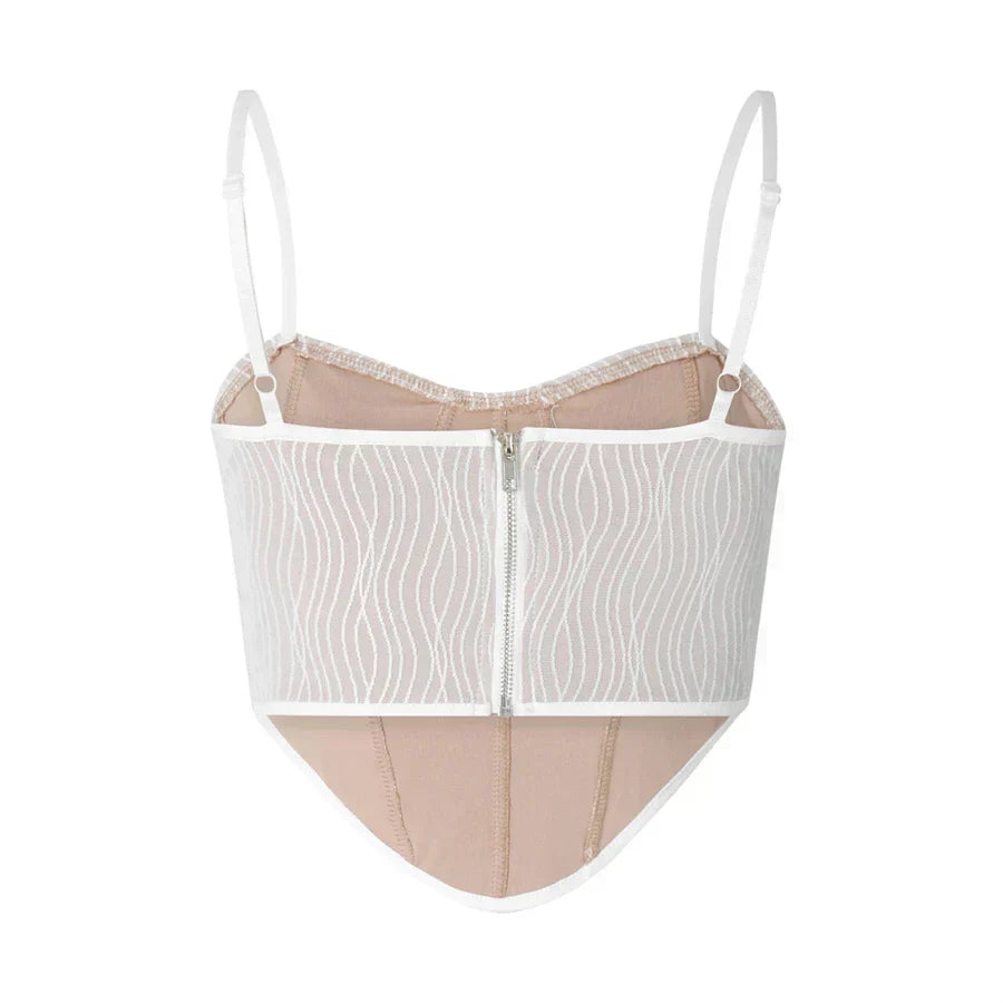 Damen Sommer Cropped Top | Ärmellose