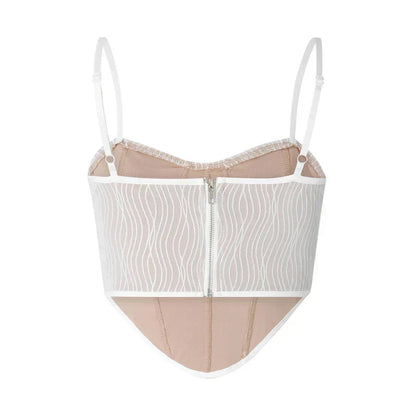 Damen Sommer Cropped Top | Ärmellose