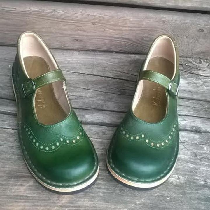 Damen Vintage Slip On Schuhe | Klassisch