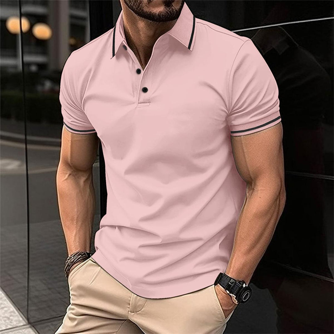 Herren Schlanke Passform Polo | Kurzärmelig