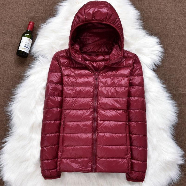 Verpackbar Daunenjacke Damen | Puffer