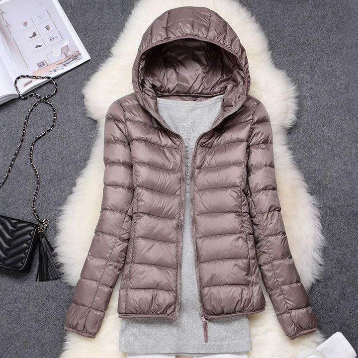 Verpackbar Daunenjacke Damen | Puffer