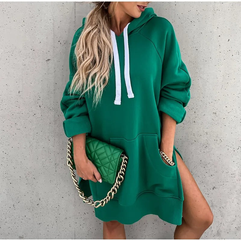 Damen Übergröße Kapuzenpulli | Lässig