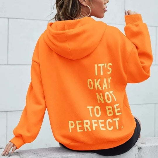 Damen Bedruckter Kapuzenpulli | Langarm