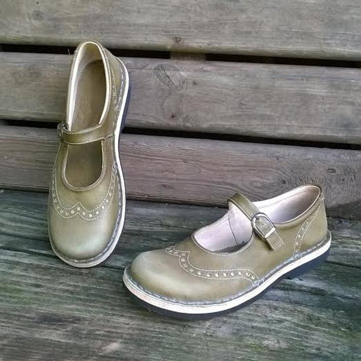 Damen Vintage Slip On Schuhe | Klassisch
