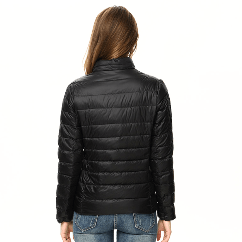 Winter Daunenjacke Damen | Stehkragenausschnitt