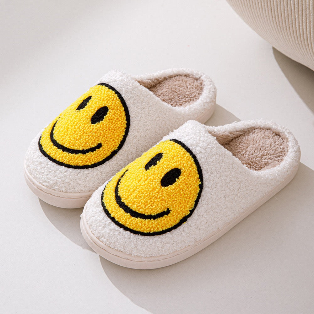 Unisex Smiley Gesicht weiche Hausschuhe | Innen