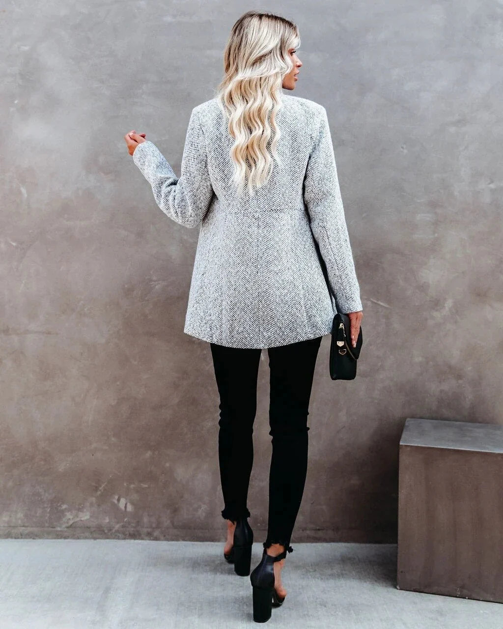 Damen Blazerjacke mit offenem Vorderteil | Langarm