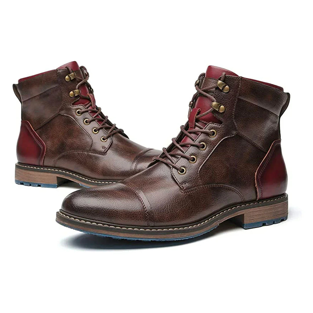 Herren Braun Stiefel | Oxford-Stil