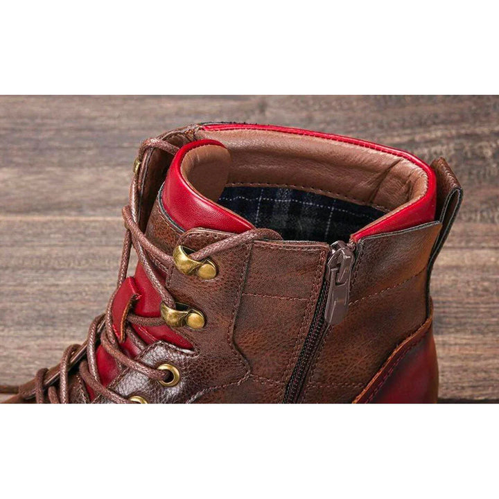 Herren Braun Stiefel | Oxford-Stil