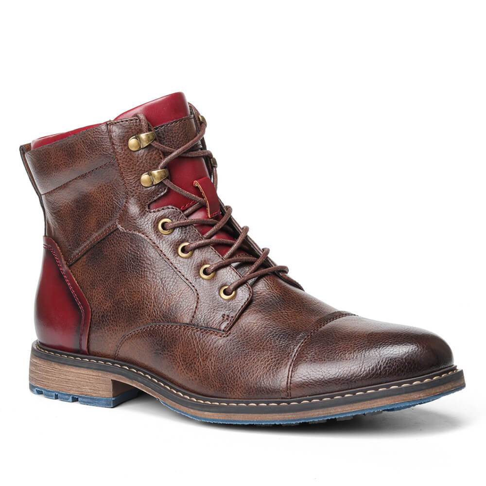 Herren Braun Stiefel | Oxford-Stil