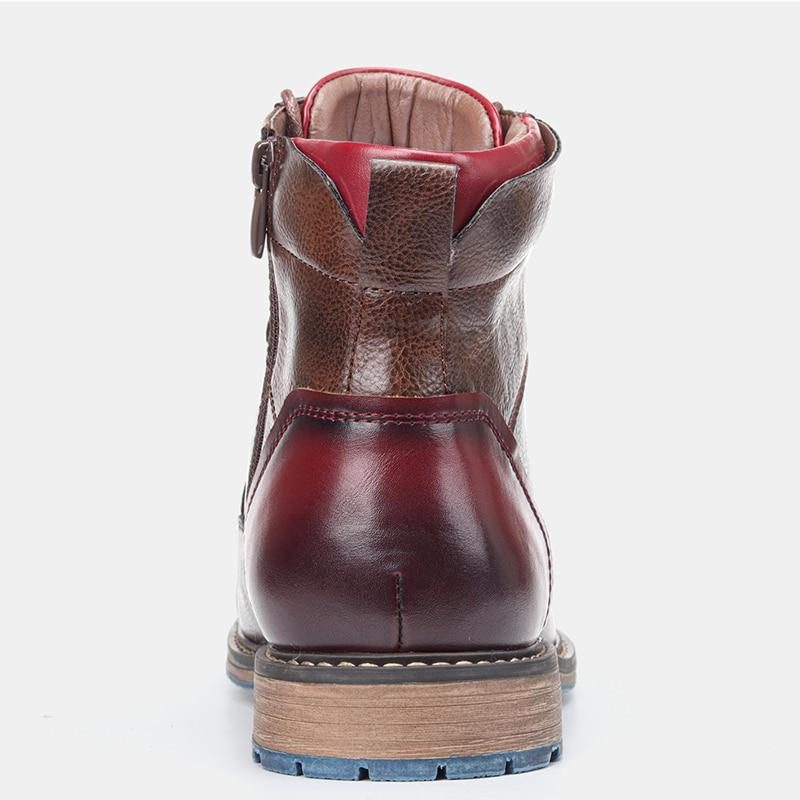 Herren Braun Stiefel | Oxford-Stil