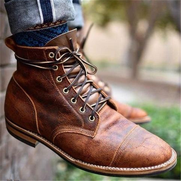 Herren Schnürschuh Stiefel | Klassisch