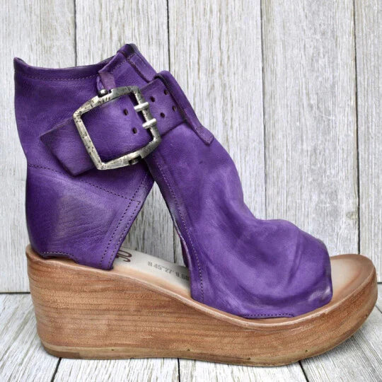 Lässige Sommersandalen für Damen | Keilabsatz