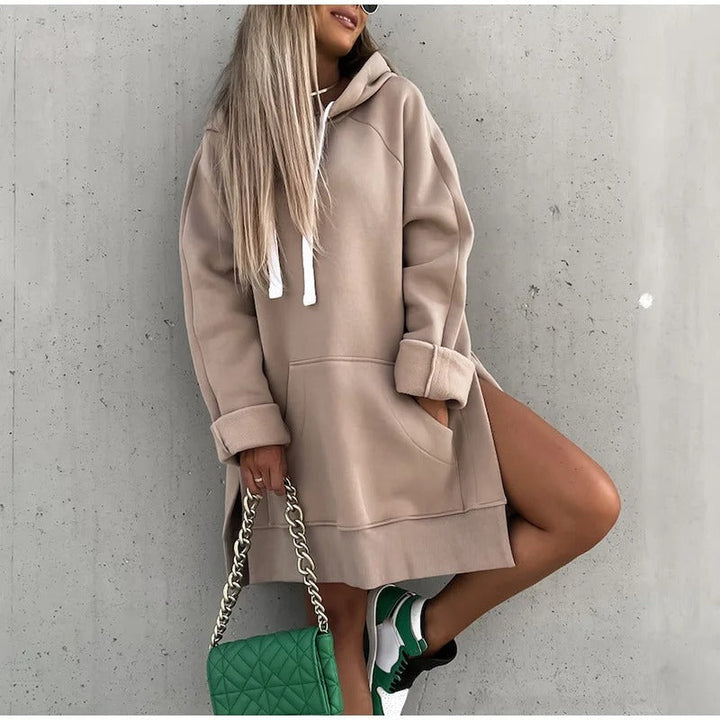 Damen Übergröße Kapuzenpulli | Lässig